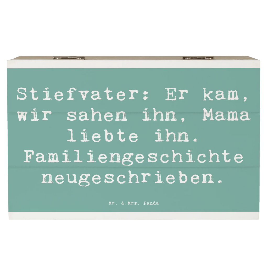 Holzkiste Spruch Stiefvater Liebe XXL, Schatulle, Erinnerungskiste, Schatzkiste, Aufbewahrungsbox, Truhe, Geschenkdose, Geschenkbox, Erinnerungsbox, Dekokiste, Holzkiste, Kiste, Familie, Vatertag, Muttertag, Bruder, Schwester, Mama, Papa, Oma, Opa
