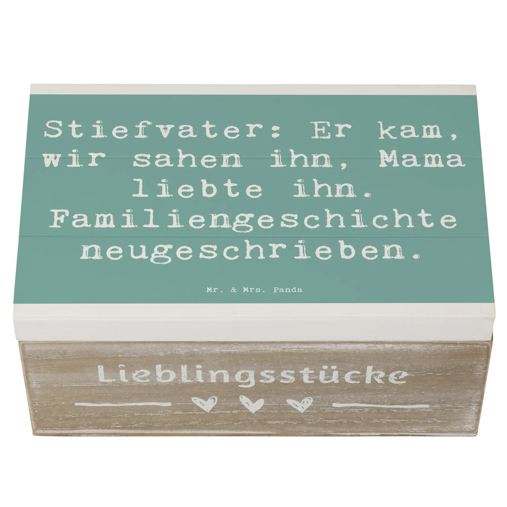 Holzkiste Spruch Stiefvater Liebe XXL, Schatulle, Erinnerungskiste, Schatzkiste, Aufbewahrungsbox, Truhe, Geschenkdose, Geschenkbox, Erinnerungsbox, Dekokiste, Holzkiste, Kiste, Familie, Vatertag, Muttertag, Bruder, Schwester, Mama, Papa, Oma, Opa