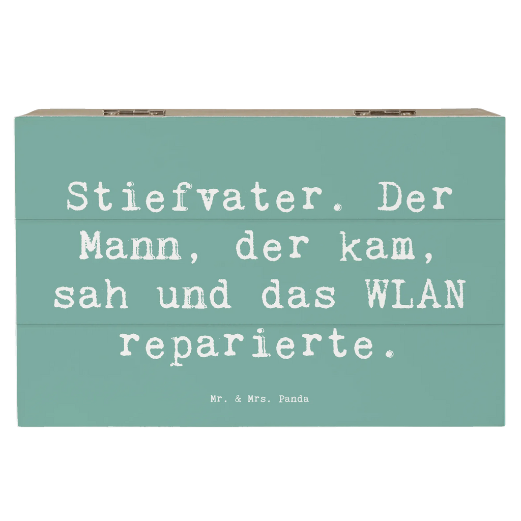 Wooden chest Saying Stiefvater. Der Mann, der kam, sah und das WLAN reparierte. holztruhen, Holzkisten, aufbewahrungsboxen, Holzbox mit Deckel, box holz, holzkästchen, Holzboxen, Schatulle, Holztruhe, kiste holz, holzschatulle, aufbewahrungskisten, holzschachtel, truhe holz, Aufbewahrungskiste, Holzkiste mit Deckel, Aufbewahrungsbox aus Holz, aufbewahrungstruhe, Aufbewahrungsbox, Holzkiste, Box aus Holz, Holzbox, Holz Aufbewahrungsbox, Aufbewahrungsbox Holz, aufbewahrungskiste mit deckel, Familie, Mama, Schwester, Opa, Bruder, Vatertag, Papa, Muttertag, Oma