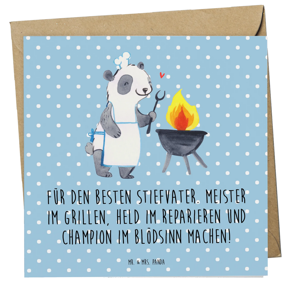 Deluxe Karte Bester Stiefvater Karte, Geburtstagskarte, Einladungskarte, Hochzeitskarte, Glückwunschkarte, Klappkarte, Hochwertige Grußkarte, Grußkarte, Hochwertige Klappkarte, Familie, Vatertag, Muttertag, Bruder, Schwester, Mama, Papa, Oma, Opa