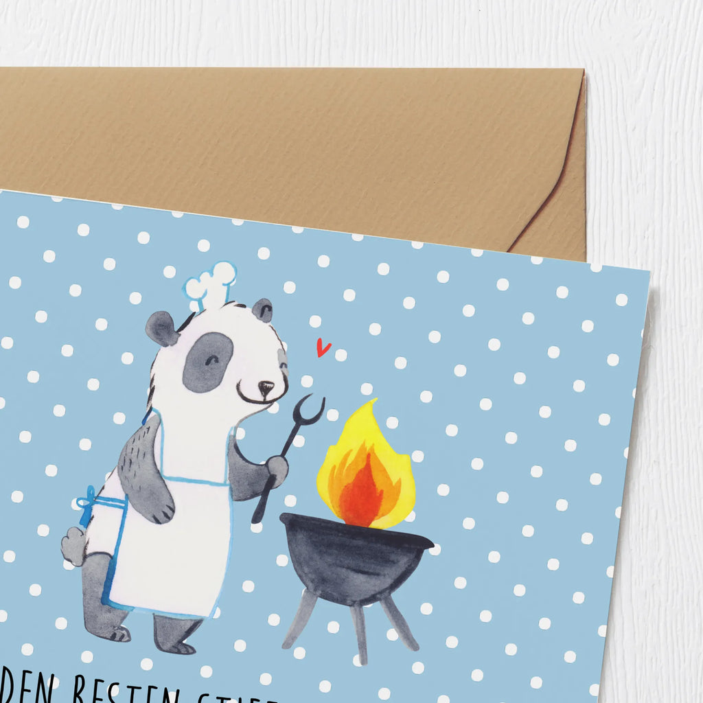 Deluxe Karte Bester Stiefvater Karte, Geburtstagskarte, Einladungskarte, Hochzeitskarte, Glückwunschkarte, Klappkarte, Hochwertige Grußkarte, Grußkarte, Hochwertige Klappkarte, Familie, Vatertag, Muttertag, Bruder, Schwester, Mama, Papa, Oma, Opa