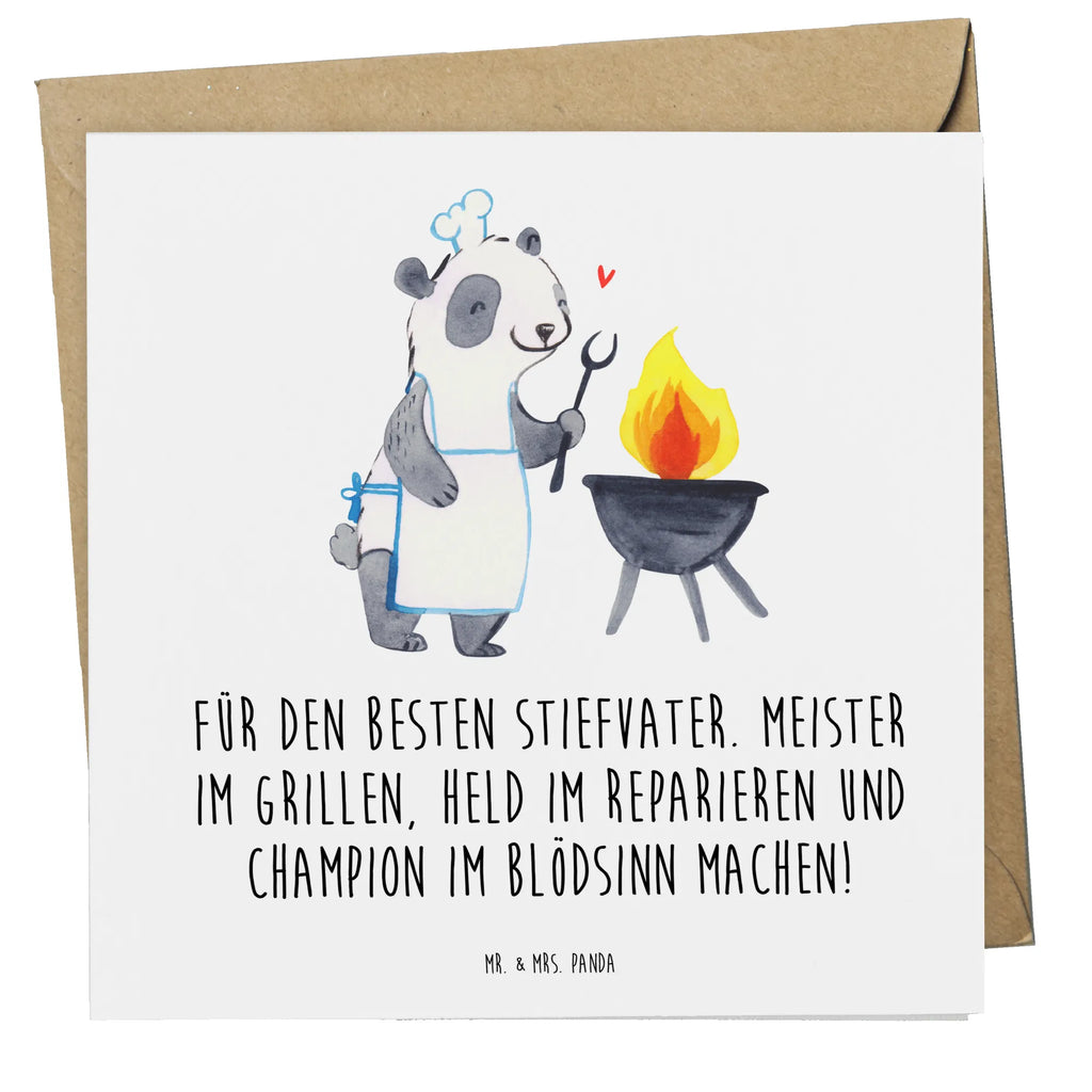 Deluxe Karte Bester Stiefvater Karte, Geburtstagskarte, Einladungskarte, Hochzeitskarte, Glückwunschkarte, Klappkarte, Hochwertige Grußkarte, Grußkarte, Hochwertige Klappkarte, Familie, Vatertag, Muttertag, Bruder, Schwester, Mama, Papa, Oma, Opa