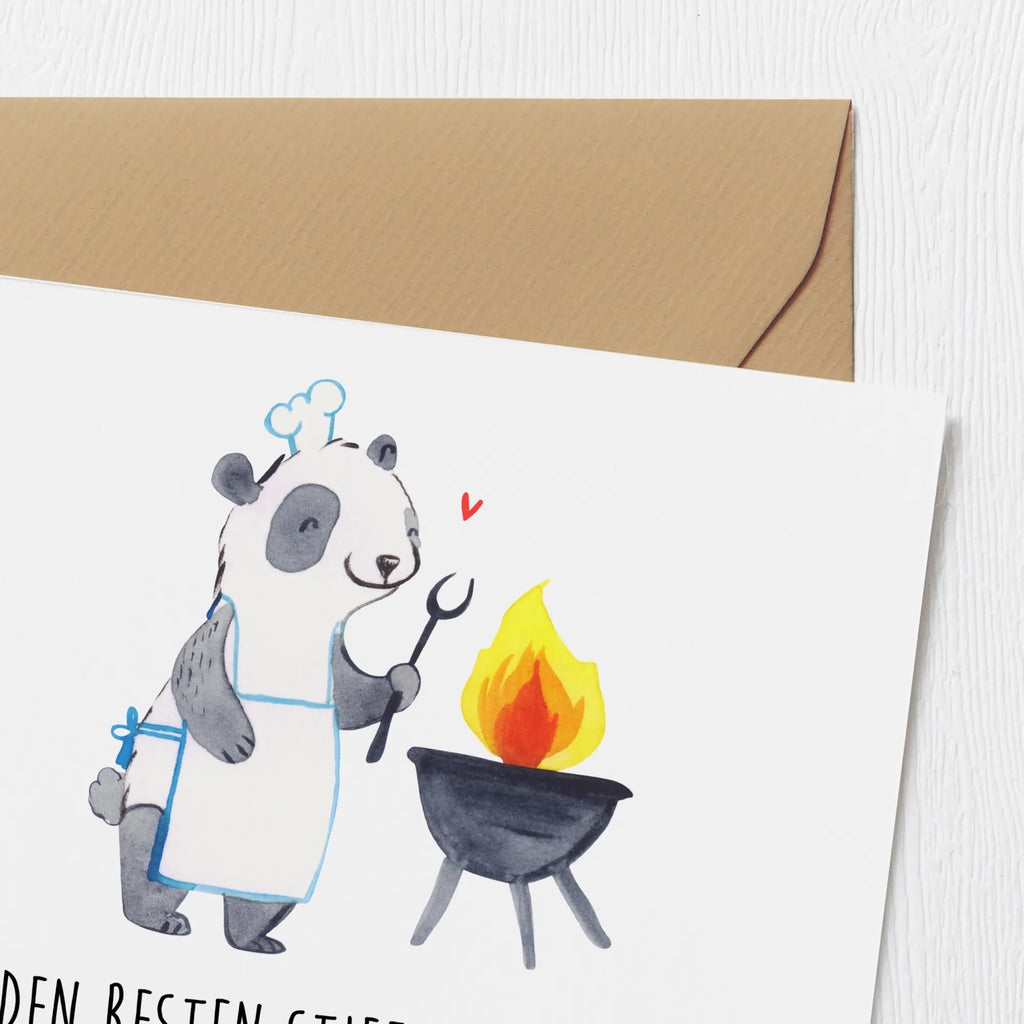 Deluxe Karte Bester Stiefvater Karte, Geburtstagskarte, Einladungskarte, Hochzeitskarte, Glückwunschkarte, Klappkarte, Hochwertige Grußkarte, Grußkarte, Hochwertige Klappkarte, Familie, Vatertag, Muttertag, Bruder, Schwester, Mama, Papa, Oma, Opa