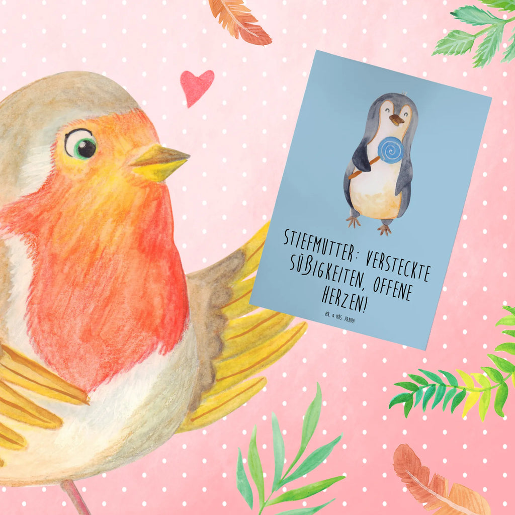 Greetings card Stiefmutter: Versteckte Süßigkeiten, offene Herzen! Klappkarte, Ansichtskarten, Glückwunschkarte, Geburtstagskarte, Einladungskarte, Hochzeitskarte, Karte, Grußkarte, Familie, Vatertag, Muttertag, Bruder, Schwester, Mama, Papa, Oma, Opa