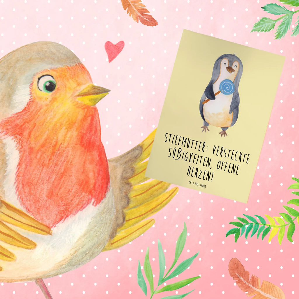 Greetings card Stiefmutter: Versteckte Süßigkeiten, offene Herzen! Klappkarte, Ansichtskarten, Glückwunschkarte, Geburtstagskarte, Einladungskarte, Hochzeitskarte, Karte, Grußkarte, Familie, Vatertag, Muttertag, Bruder, Schwester, Mama, Papa, Oma, Opa