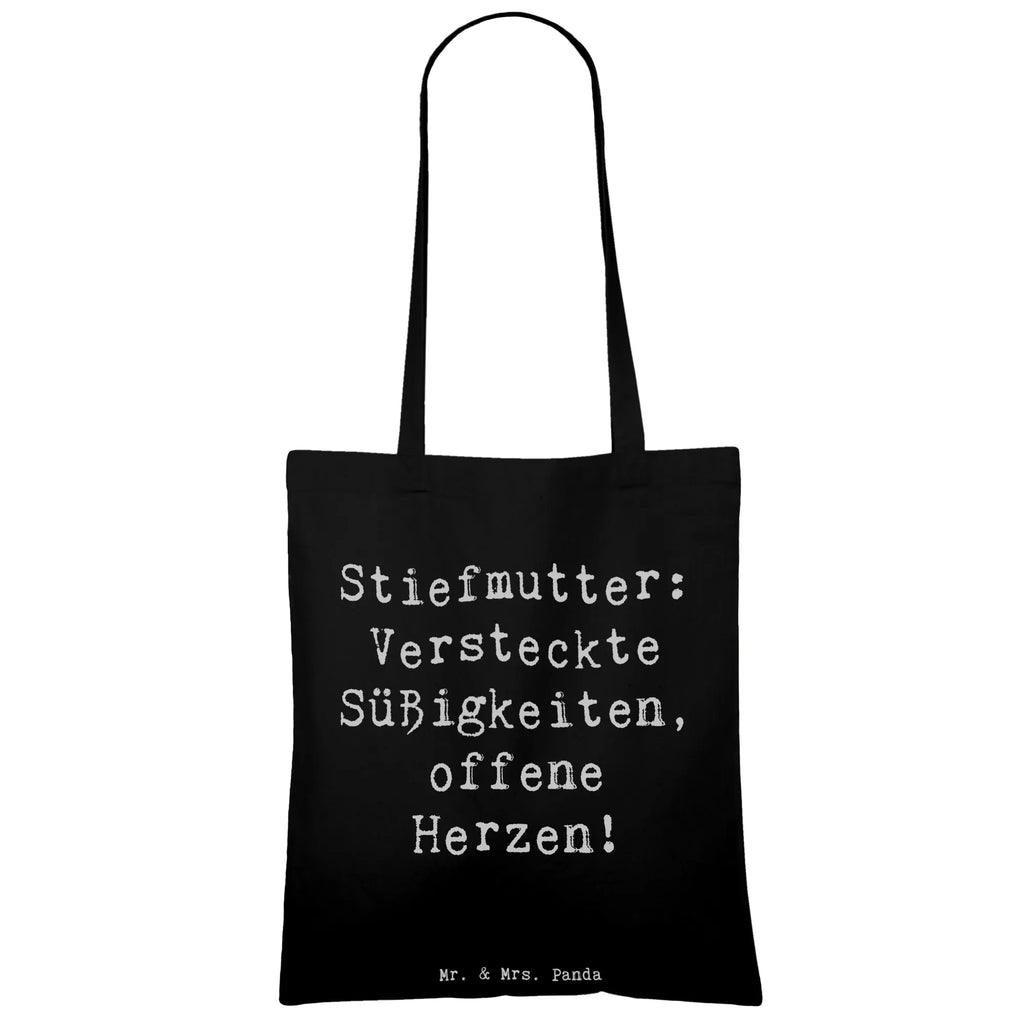 Tote bag Saying Stiefmutter: Versteckte Süßigkeiten, offene Herzen! unitasche, Jutebeutel, tote bag, Beutel, büchertasche, Stofftasche, Tasche, Badetasche, Einkaufstasche, Henkeltasche, Umhängetasche, Strandtasche, Stoffbeutel, shopping tasche, Shopper, Alltagstasche, Leinentasche, bedruckte tasche, uni tasche, Statementbeutel, Schultasche, Einkaufsbeutel, Jutetasche, Tragetasche, Laptoptasche, Tüte, baumwollbeutel, Schultertasche, Beuteltasche, Einkaufstüte, Baumwolltasche, Vatertag, Familie, Opa, Oma, Papa, Muttertag, Mama, Bruder, Schwester