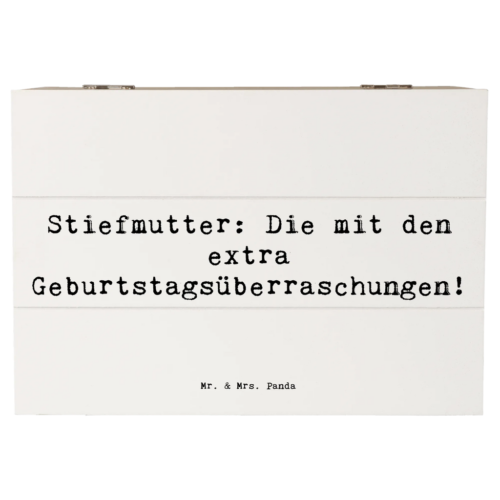 Holzkiste Spruch Stiefmutter Überraschungen Erinnerungskiste, Schatulle, Aufbewahrungsbox, Geschenkbox, Holzkiste, Geschenkdose, Schatzkiste, Truhe, Kiste, XXL, Dekokiste, Erinnerungsbox, Familie, Vatertag, Muttertag, Bruder, Schwester, Mama, Papa, Oma, Opa
