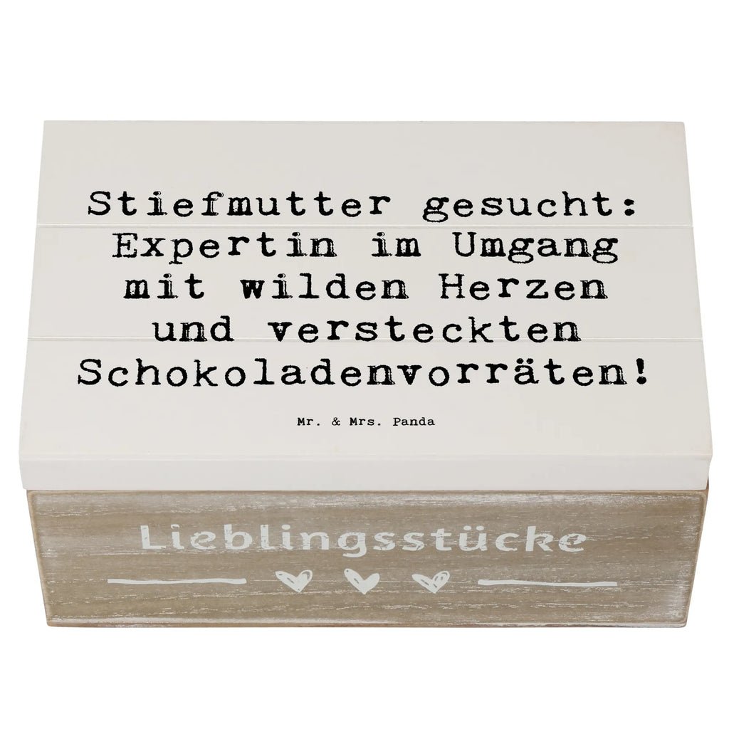 Holzkiste Spruch Stiefmutter Expertin Geschenkbox, Aufbewahrungsbox, XXL, Dekokiste, Holzkiste, Truhe, Erinnerungskiste, Schatulle, Geschenkdose, Kiste, Schatzkiste, Erinnerungsbox, Familie, Vatertag, Muttertag, Bruder, Schwester, Mama, Papa, Oma, Opa