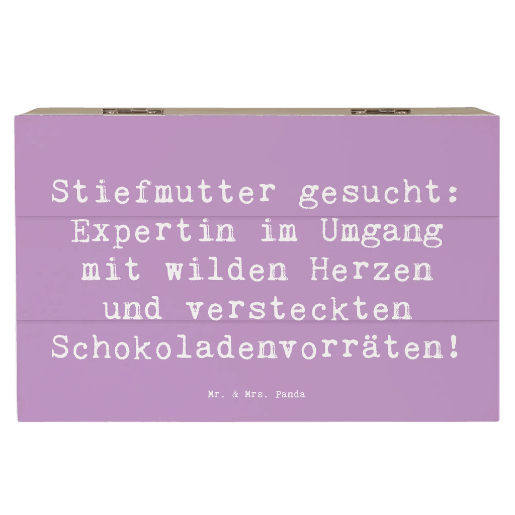Holzkiste Spruch Stiefmutter Expertin Geschenkbox, Aufbewahrungsbox, XXL, Dekokiste, Holzkiste, Truhe, Erinnerungskiste, Schatulle, Geschenkdose, Kiste, Schatzkiste, Erinnerungsbox, Familie, Vatertag, Muttertag, Bruder, Schwester, Mama, Papa, Oma, Opa