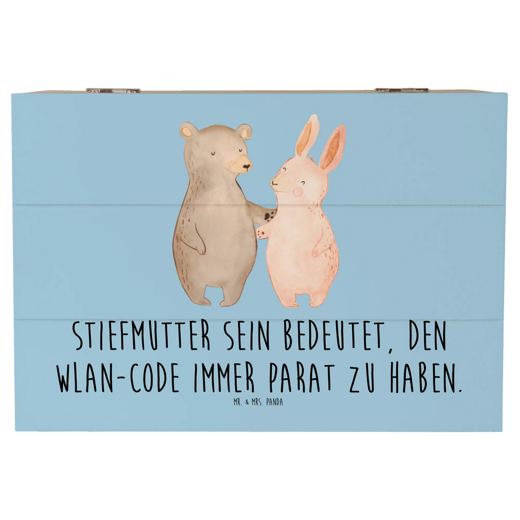 Holzkiste Stiefmutter Heldin XXL, Schatulle, Kiste, Holzkiste, Erinnerungsbox, Geschenkbox, Dekokiste, Truhe, Erinnerungskiste, Schatzkiste, Geschenkdose, Aufbewahrungsbox, Familie, Vatertag, Muttertag, Bruder, Schwester, Mama, Papa, Oma, Opa