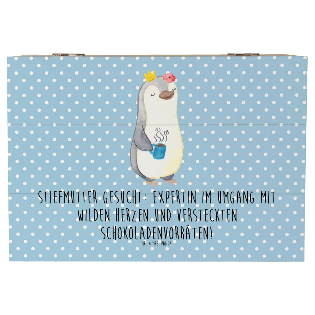 Wooden chest Stiefmutter gesucht: Expertin im Umgang mit wilden Herzen und versteckten Schokoladenvorräten! Erinnerungskiste, Schatulle, Holzkiste, Geschenkdose, Truhe, Erinnerungsbox, Kiste, Dekokiste, Schatzkiste, Geschenkbox, XXL, Aufbewahrungsbox, Familie, Vatertag, Muttertag, Bruder, Schwester, Mama, Papa, Oma, Opa