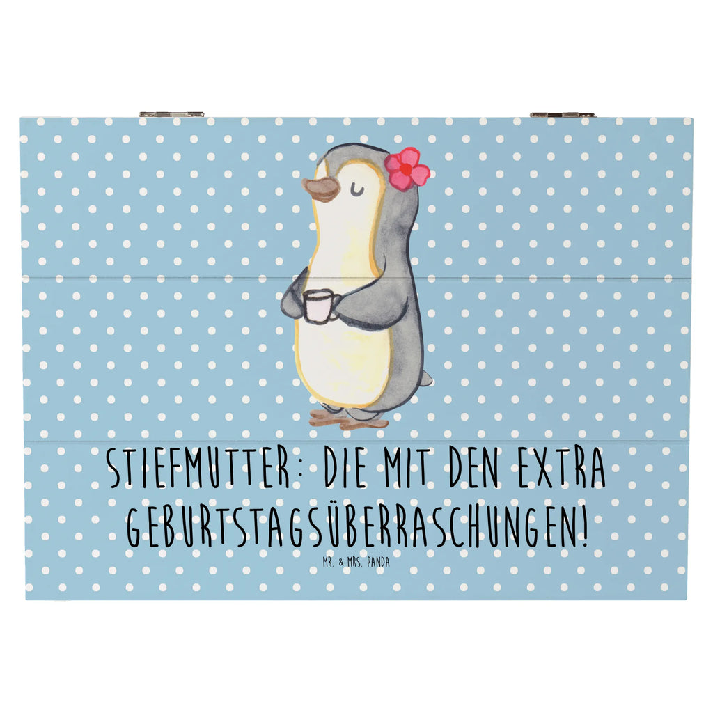 Holzkiste Stiefmutter Überraschungen Kiste, XXL, Schatulle, Erinnerungskiste, Truhe, Geschenkdose, Dekokiste, Schatzkiste, Erinnerungsbox, Aufbewahrungsbox, Holzkiste, Geschenkbox, Familie, Vatertag, Muttertag, Bruder, Schwester, Mama, Papa, Oma, Opa