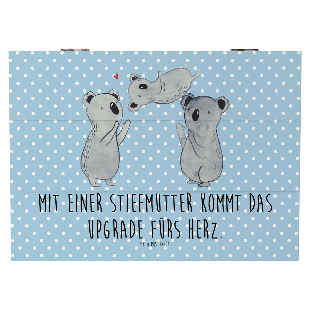 Wooden chest Mit einer Stiefmutter kommt das Upgrade fürs Herz. Dekokiste, Kiste, Geschenkbox, Schatzkiste, Holzkiste, Truhe, Aufbewahrungsbox, XXL, Erinnerungskiste, Erinnerungsbox, Geschenkdose, Schatulle, Familie, Vatertag, Muttertag, Bruder, Schwester, Mama, Papa, Oma, Opa