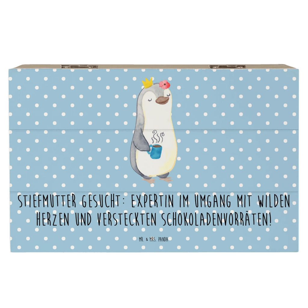 Wooden chest Stiefmutter gesucht: Expertin im Umgang mit wilden Herzen und versteckten Schokoladenvorräten! Erinnerungskiste, Schatulle, Holzkiste, Geschenkdose, Truhe, Erinnerungsbox, Kiste, Dekokiste, Schatzkiste, Geschenkbox, XXL, Aufbewahrungsbox, Familie, Vatertag, Muttertag, Bruder, Schwester, Mama, Papa, Oma, Opa