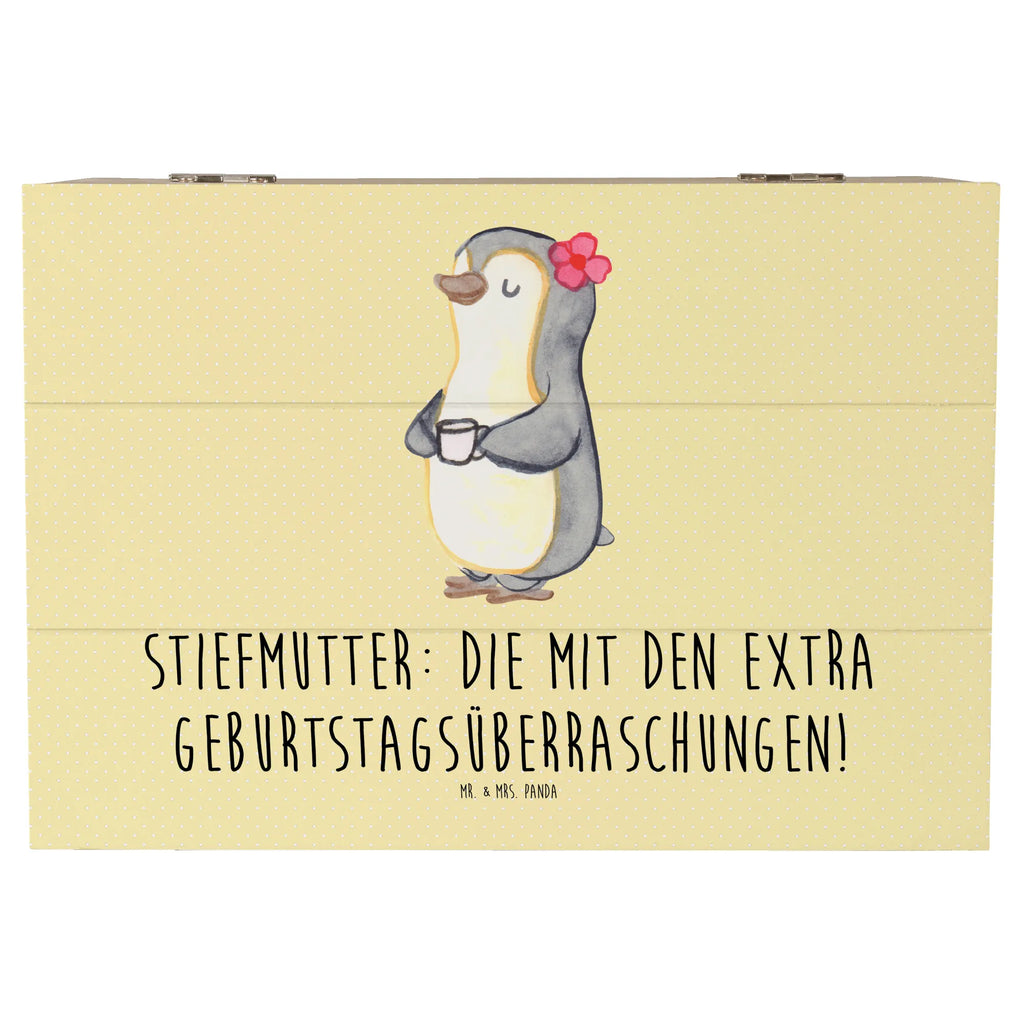 Holzkiste Stiefmutter Überraschungen Kiste, XXL, Schatulle, Erinnerungskiste, Truhe, Geschenkdose, Dekokiste, Schatzkiste, Erinnerungsbox, Aufbewahrungsbox, Holzkiste, Geschenkbox, Familie, Vatertag, Muttertag, Bruder, Schwester, Mama, Papa, Oma, Opa