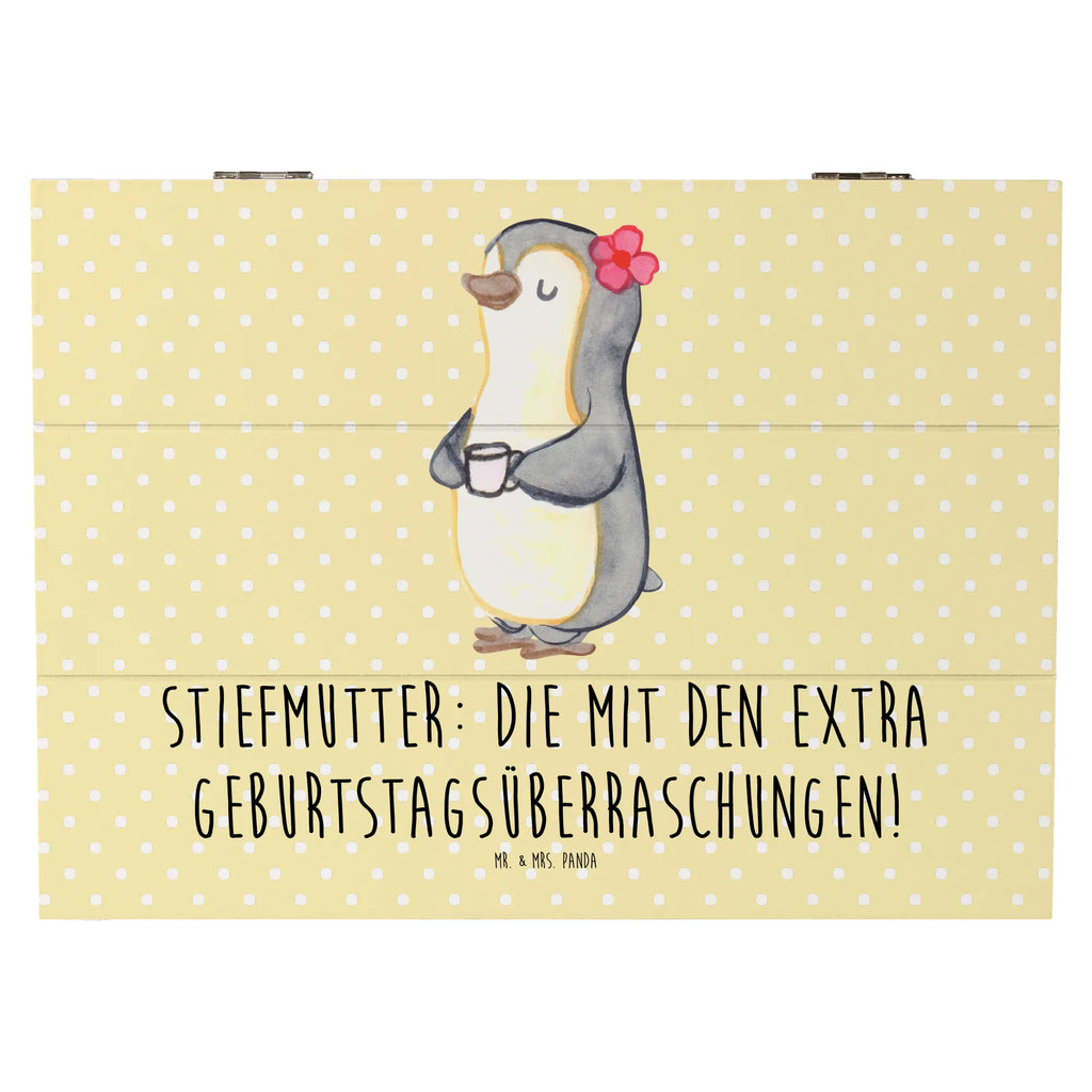 Holzkiste Stiefmutter Überraschungen Kiste, XXL, Schatulle, Erinnerungskiste, Truhe, Geschenkdose, Dekokiste, Schatzkiste, Erinnerungsbox, Aufbewahrungsbox, Holzkiste, Geschenkbox, Familie, Vatertag, Muttertag, Bruder, Schwester, Mama, Papa, Oma, Opa