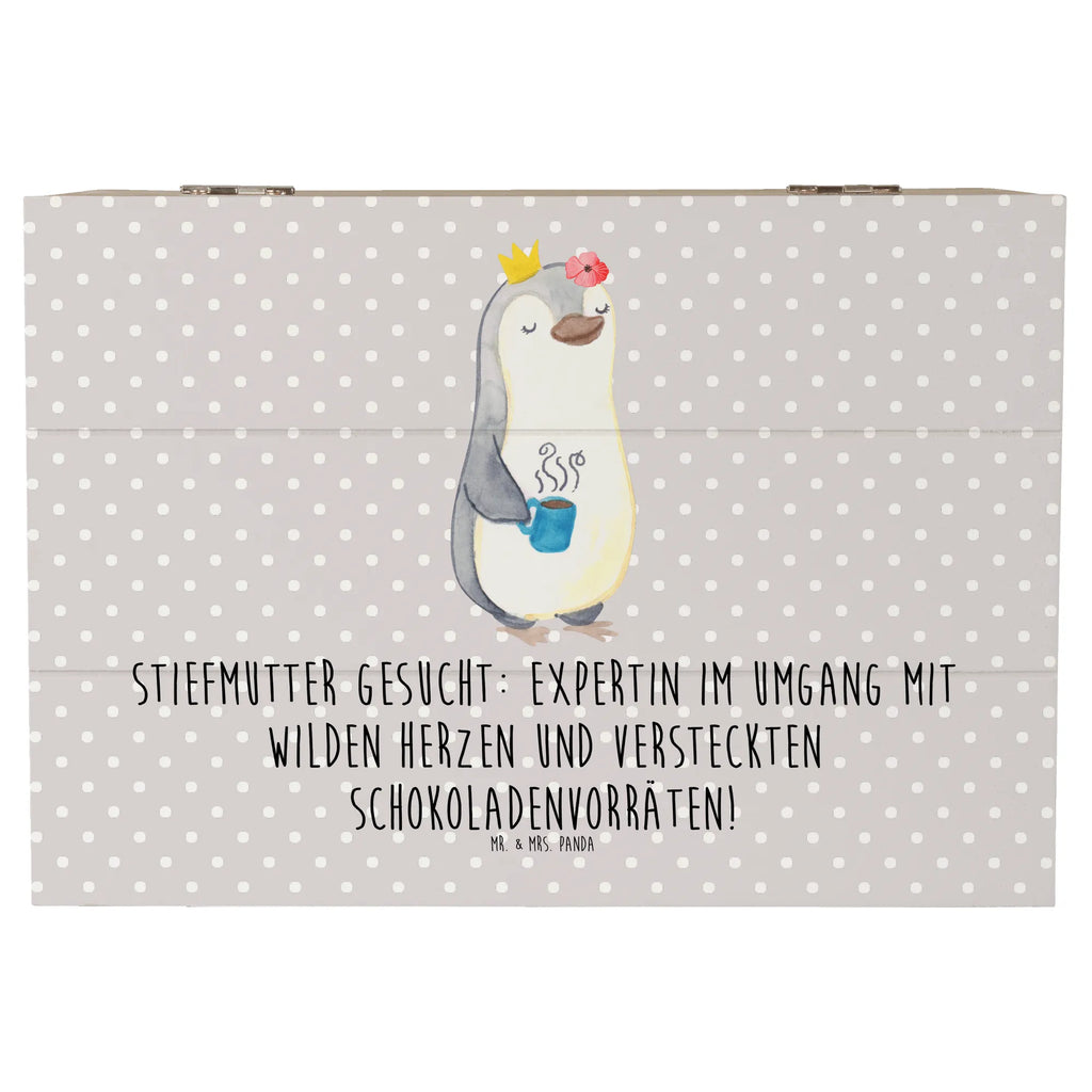 Wooden chest Stiefmutter gesucht: Expertin im Umgang mit wilden Herzen und versteckten Schokoladenvorräten! Erinnerungskiste, Schatulle, Holzkiste, Geschenkdose, Truhe, Erinnerungsbox, Kiste, Dekokiste, Schatzkiste, Geschenkbox, XXL, Aufbewahrungsbox, Familie, Vatertag, Muttertag, Bruder, Schwester, Mama, Papa, Oma, Opa