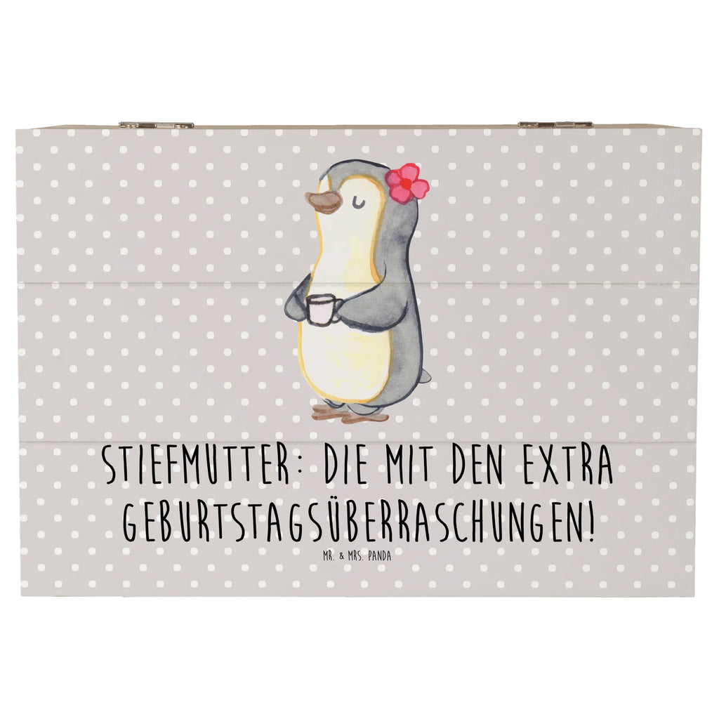 Holzkiste Stiefmutter Überraschungen Kiste, XXL, Schatulle, Erinnerungskiste, Truhe, Geschenkdose, Dekokiste, Schatzkiste, Erinnerungsbox, Aufbewahrungsbox, Holzkiste, Geschenkbox, Familie, Vatertag, Muttertag, Bruder, Schwester, Mama, Papa, Oma, Opa