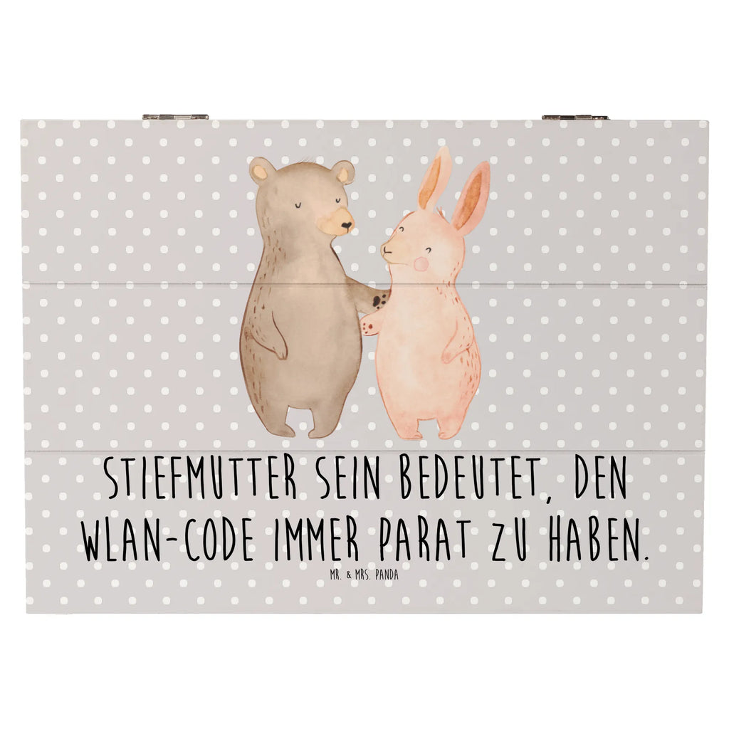 Holzkiste Stiefmutter Heldin XXL, Schatulle, Kiste, Holzkiste, Erinnerungsbox, Geschenkbox, Dekokiste, Truhe, Erinnerungskiste, Schatzkiste, Geschenkdose, Aufbewahrungsbox, Familie, Vatertag, Muttertag, Bruder, Schwester, Mama, Papa, Oma, Opa