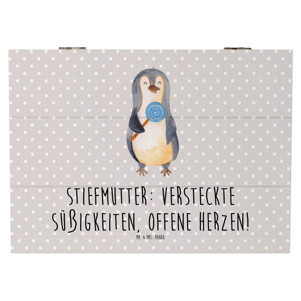 Holzkiste Stiefmutter Herzen Geschenkdose, Kiste, Erinnerungsbox, XXL, Aufbewahrungsbox, Schatulle, Geschenkbox, Erinnerungskiste, Holzkiste, Dekokiste, Schatzkiste, Truhe, Familie, Vatertag, Muttertag, Bruder, Schwester, Mama, Papa, Oma, Opa