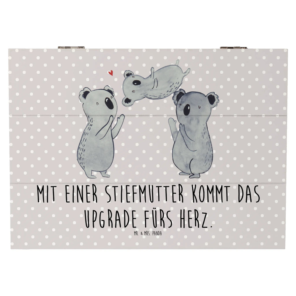 Wooden chest Mit einer Stiefmutter kommt das Upgrade fürs Herz. Dekokiste, Kiste, Geschenkbox, Schatzkiste, Holzkiste, Truhe, Aufbewahrungsbox, XXL, Erinnerungskiste, Erinnerungsbox, Geschenkdose, Schatulle, Familie, Vatertag, Muttertag, Bruder, Schwester, Mama, Papa, Oma, Opa