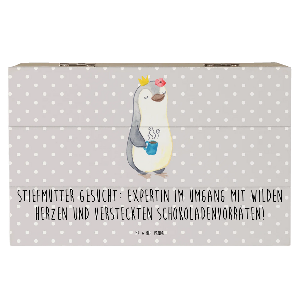 Wooden chest Stiefmutter gesucht: Expertin im Umgang mit wilden Herzen und versteckten Schokoladenvorräten! Erinnerungskiste, Schatulle, Holzkiste, Geschenkdose, Truhe, Erinnerungsbox, Kiste, Dekokiste, Schatzkiste, Geschenkbox, XXL, Aufbewahrungsbox, Familie, Vatertag, Muttertag, Bruder, Schwester, Mama, Papa, Oma, Opa