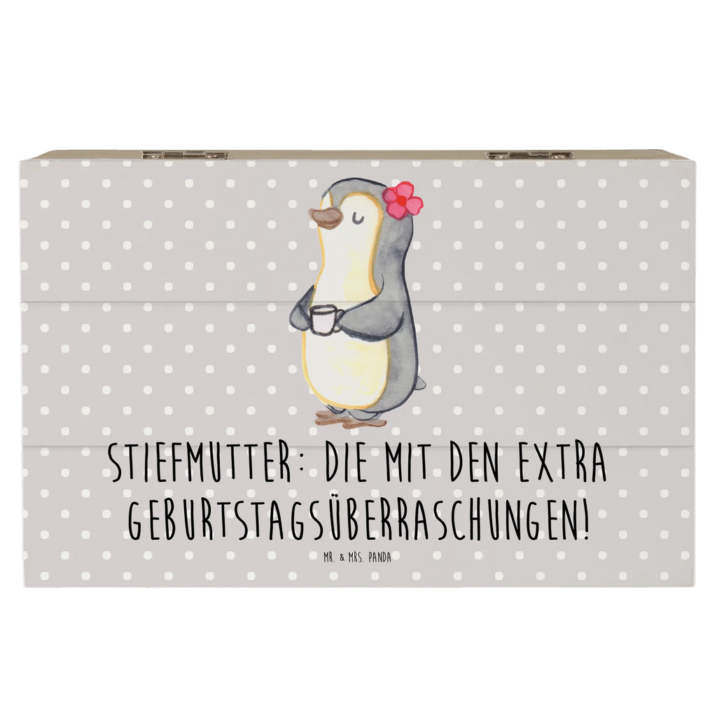 Holzkiste Stiefmutter Überraschungen Kiste, XXL, Schatulle, Erinnerungskiste, Truhe, Geschenkdose, Dekokiste, Schatzkiste, Erinnerungsbox, Aufbewahrungsbox, Holzkiste, Geschenkbox, Familie, Vatertag, Muttertag, Bruder, Schwester, Mama, Papa, Oma, Opa