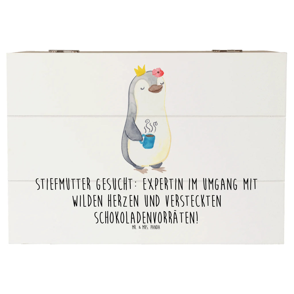 Wooden chest Stiefmutter gesucht: Expertin im Umgang mit wilden Herzen und versteckten Schokoladenvorräten! Erinnerungskiste, Schatulle, Holzkiste, Geschenkdose, Truhe, Erinnerungsbox, Kiste, Dekokiste, Schatzkiste, Geschenkbox, XXL, Aufbewahrungsbox, Familie, Vatertag, Muttertag, Bruder, Schwester, Mama, Papa, Oma, Opa