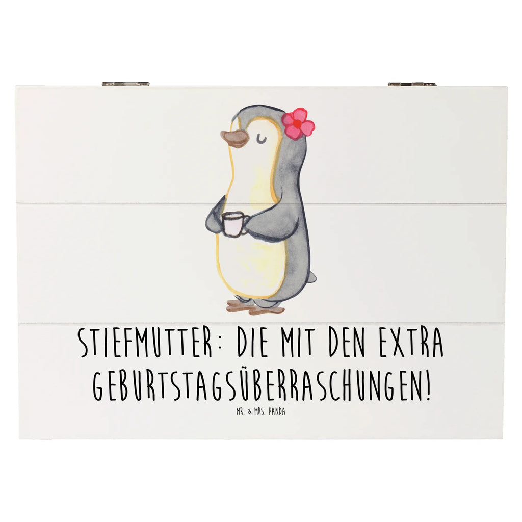 Holzkiste Stiefmutter Überraschungen Kiste, XXL, Schatulle, Erinnerungskiste, Truhe, Geschenkdose, Dekokiste, Schatzkiste, Erinnerungsbox, Aufbewahrungsbox, Holzkiste, Geschenkbox, Familie, Vatertag, Muttertag, Bruder, Schwester, Mama, Papa, Oma, Opa