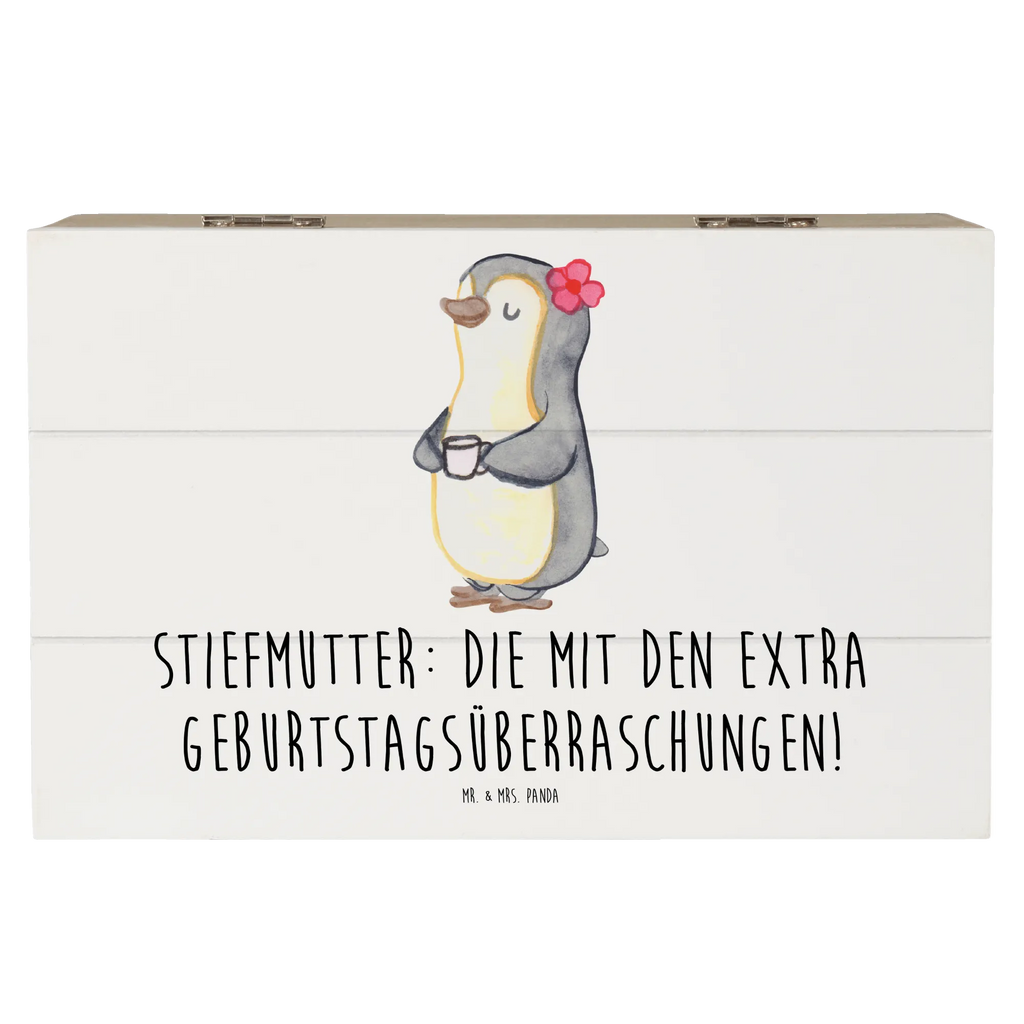 Holzkiste Stiefmutter Überraschungen Kiste, XXL, Schatulle, Erinnerungskiste, Truhe, Geschenkdose, Dekokiste, Schatzkiste, Erinnerungsbox, Aufbewahrungsbox, Holzkiste, Geschenkbox, Familie, Vatertag, Muttertag, Bruder, Schwester, Mama, Papa, Oma, Opa