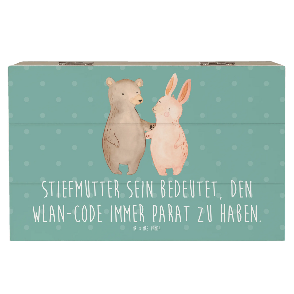 Holzkiste Stiefmutter Heldin XXL, Schatulle, Kiste, Holzkiste, Erinnerungsbox, Geschenkbox, Dekokiste, Truhe, Erinnerungskiste, Schatzkiste, Geschenkdose, Aufbewahrungsbox, Familie, Vatertag, Muttertag, Bruder, Schwester, Mama, Papa, Oma, Opa