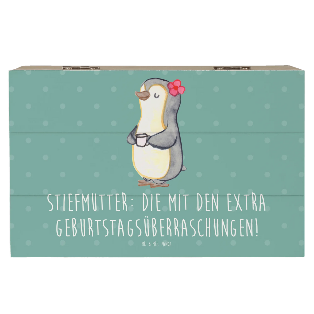 Holzkiste Stiefmutter Überraschungen Kiste, XXL, Schatulle, Erinnerungskiste, Truhe, Geschenkdose, Dekokiste, Schatzkiste, Erinnerungsbox, Aufbewahrungsbox, Holzkiste, Geschenkbox, Familie, Vatertag, Muttertag, Bruder, Schwester, Mama, Papa, Oma, Opa