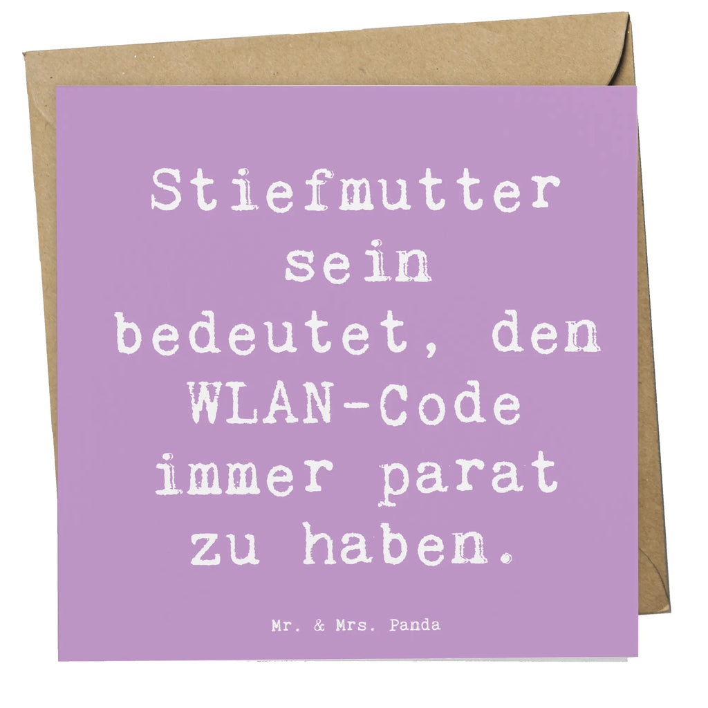 Deluxe Karte Spruch Stiefmutter Heldin Einladungskarte, Klappkarte, Karte, Hochwertige Grußkarte, Hochzeitskarte, Grußkarte, Glückwunschkarte, Hochwertige Klappkarte, Geburtstagskarte, Familie, Vatertag, Muttertag, Bruder, Schwester, Mama, Papa, Oma, Opa