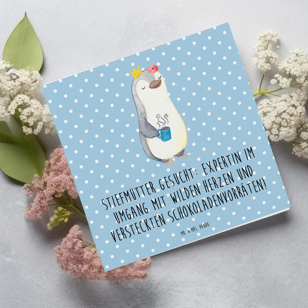 Deluxe Karte Stiefmutter Expertin Geburtstagskarte, Grußkarte, Glückwunschkarte, Hochwertige Grußkarte, Klappkarte, Karte, Einladungskarte, Hochzeitskarte, Hochwertige Klappkarte, Familie, Vatertag, Muttertag, Bruder, Schwester, Mama, Papa, Oma, Opa