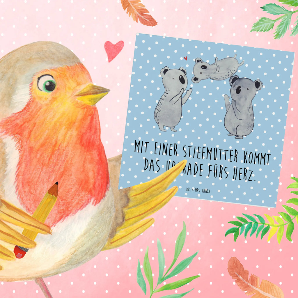 Deluxe Karte Herz Stiefmutter Klappkarte, Karte, Einladungskarte, Grußkarte, Geburtstagskarte, Hochwertige Klappkarte, Hochwertige Grußkarte, Glückwunschkarte, Hochzeitskarte, Familie, Vatertag, Muttertag, Bruder, Schwester, Mama, Papa, Oma, Opa