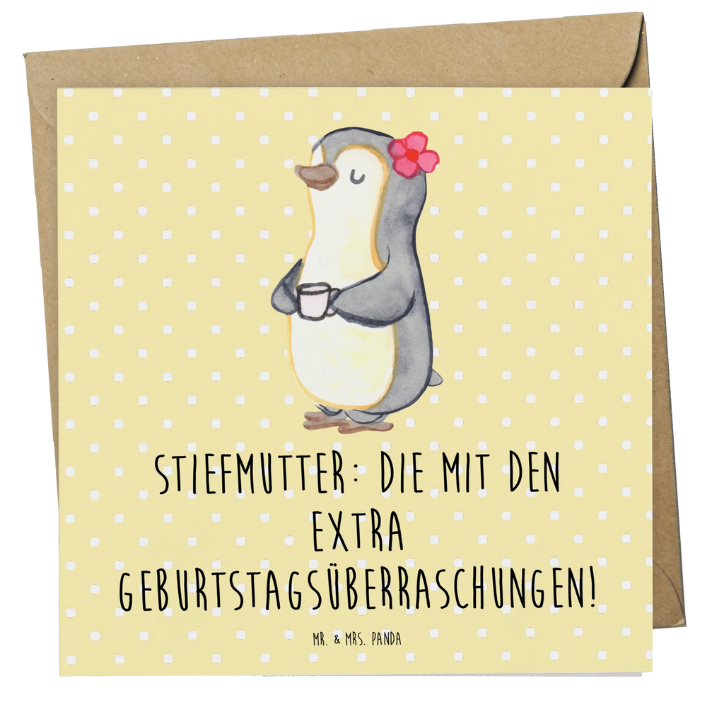 Deluxe Karte Stiefmutter Überraschungen Hochwertige Klappkarte, Glückwunschkarte, Hochzeitskarte, Karte, Hochwertige Grußkarte, Klappkarte, Einladungskarte, Geburtstagskarte, Grußkarte, Familie, Vatertag, Muttertag, Bruder, Schwester, Mama, Papa, Oma, Opa