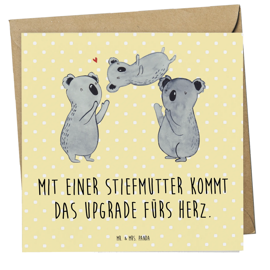 Deluxe Karte Herz Stiefmutter Klappkarte, Karte, Einladungskarte, Grußkarte, Geburtstagskarte, Hochwertige Klappkarte, Hochwertige Grußkarte, Glückwunschkarte, Hochzeitskarte, Familie, Vatertag, Muttertag, Bruder, Schwester, Mama, Papa, Oma, Opa