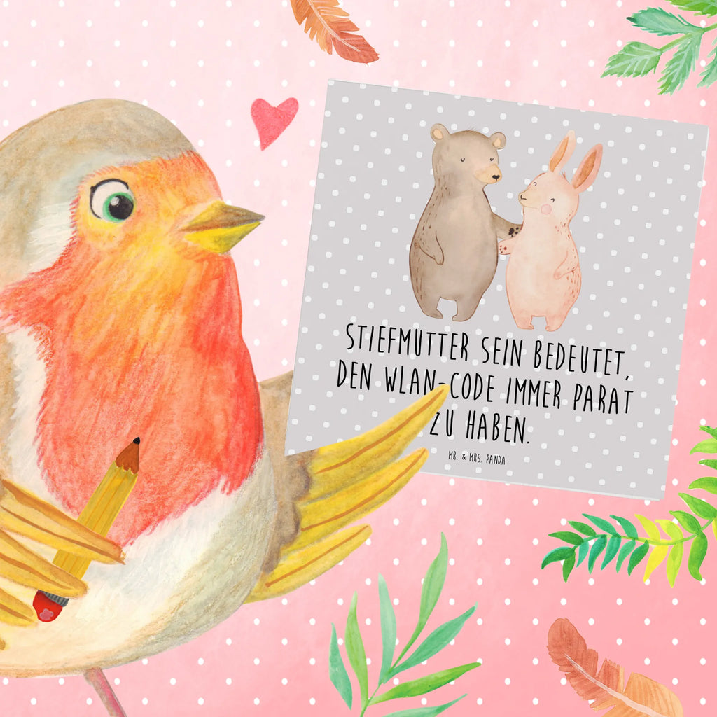 Deluxe Karte Stiefmutter Heldin Grußkarte, Hochzeitskarte, Klappkarte, Karte, Geburtstagskarte, Einladungskarte, Glückwunschkarte, Hochwertige Grußkarte, Hochwertige Klappkarte, Familie, Vatertag, Muttertag, Bruder, Schwester, Mama, Papa, Oma, Opa