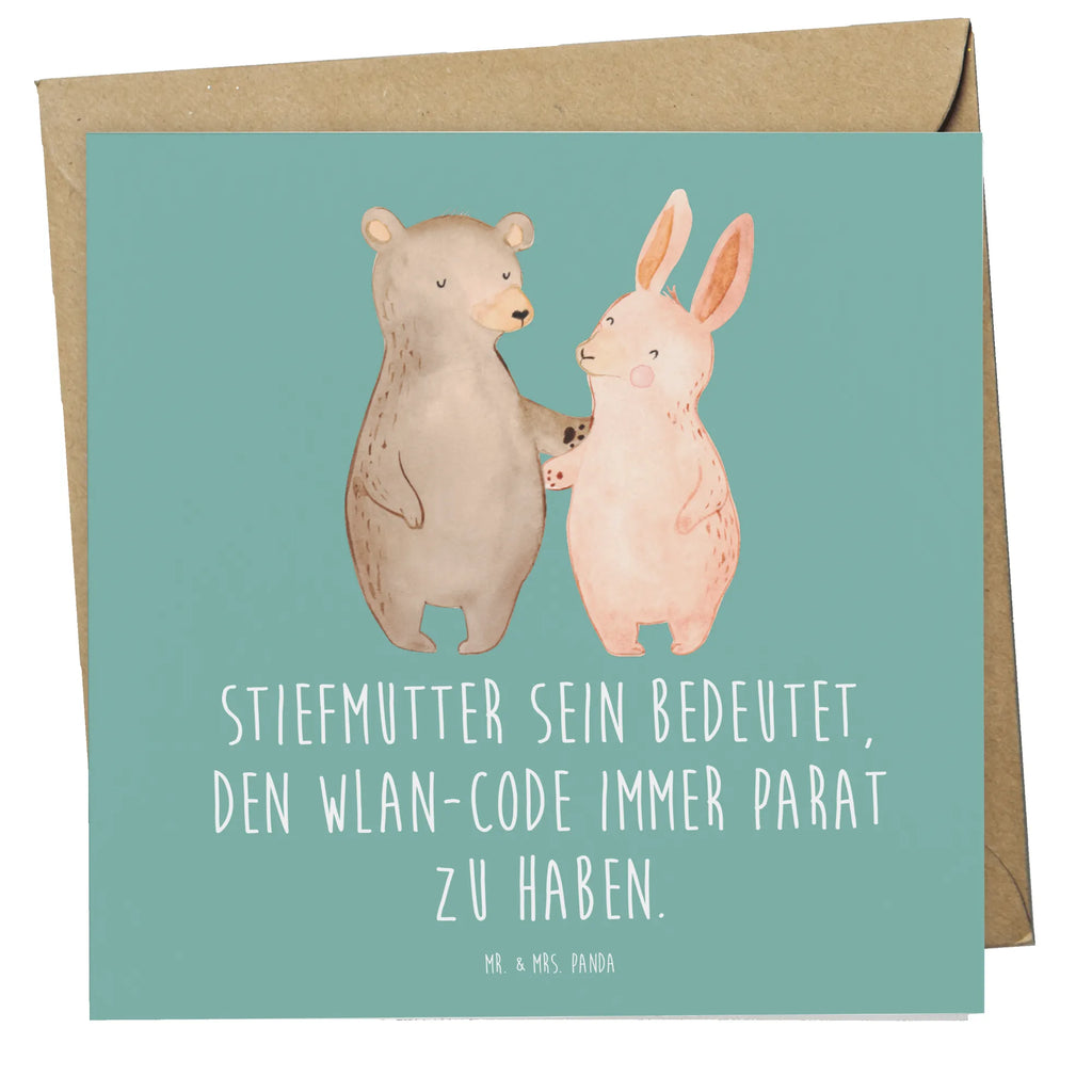 Deluxe Karte Stiefmutter Heldin Grußkarte, Hochzeitskarte, Klappkarte, Karte, Geburtstagskarte, Einladungskarte, Glückwunschkarte, Hochwertige Grußkarte, Hochwertige Klappkarte, Familie, Vatertag, Muttertag, Bruder, Schwester, Mama, Papa, Oma, Opa