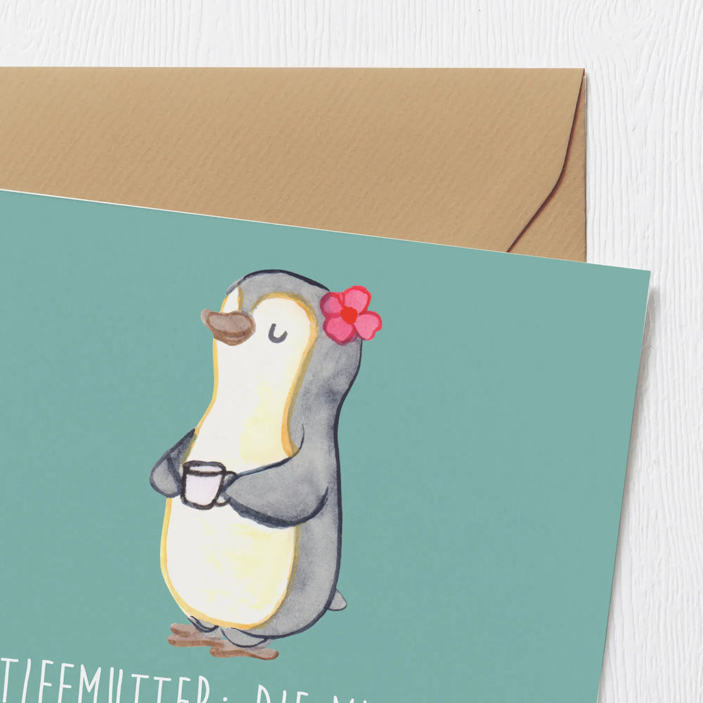 Deluxe Karte Stiefmutter Überraschungen Hochwertige Klappkarte, Glückwunschkarte, Hochzeitskarte, Karte, Hochwertige Grußkarte, Klappkarte, Einladungskarte, Geburtstagskarte, Grußkarte, Familie, Vatertag, Muttertag, Bruder, Schwester, Mama, Papa, Oma, Opa