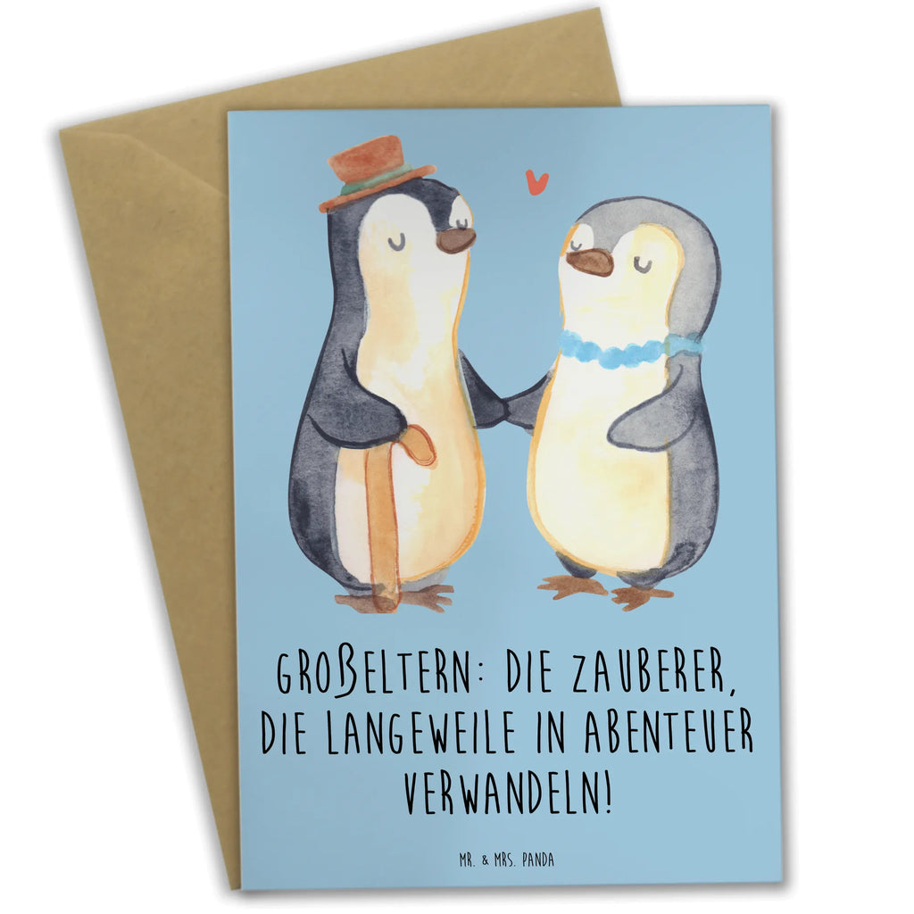 Greetings card Großeltern: Die Zauberer, die Langeweile in Abenteuer verwandeln! Einladungskarte, Grußkarte, Glückwunschkarte, Klappkarte, Hochzeitskarte, Ansichtskarten, Karte, Geburtstagskarte, Familie, Vatertag, Muttertag, Bruder, Schwester, Mama, Papa, Oma, Opa