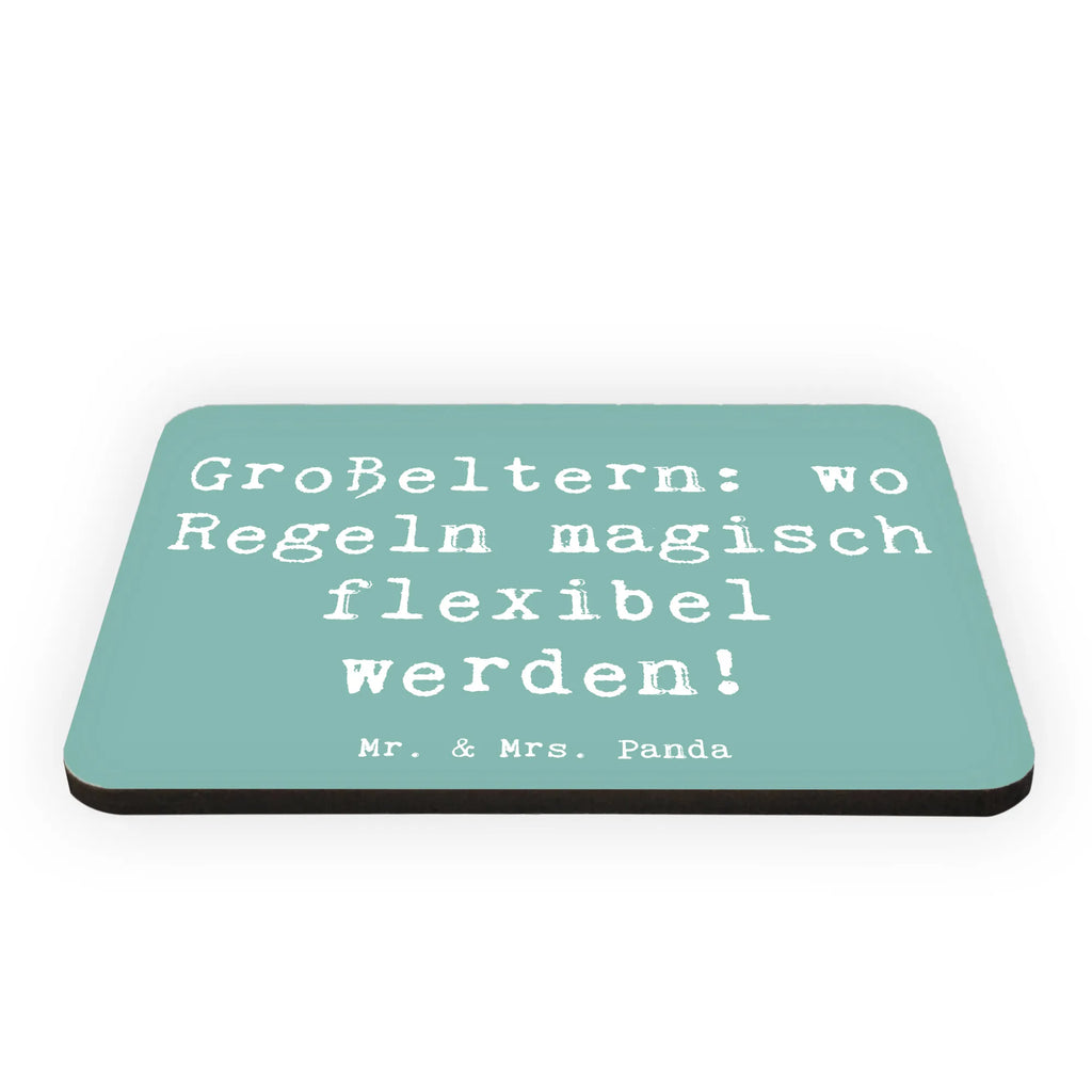 Magnet Saying Großeltern: wo Regeln magisch flexibel werden! Kühlschrankmagnet, Pinnwandmagnet, Souvenir Magnet, Motivmagnete, Dekomagnet, Whiteboard Magnet, Notiz Magnet, Kühlschrank Dekoration, Familie, Vatertag, Muttertag, Bruder, Schwester, Mama, Papa, Oma, Opa