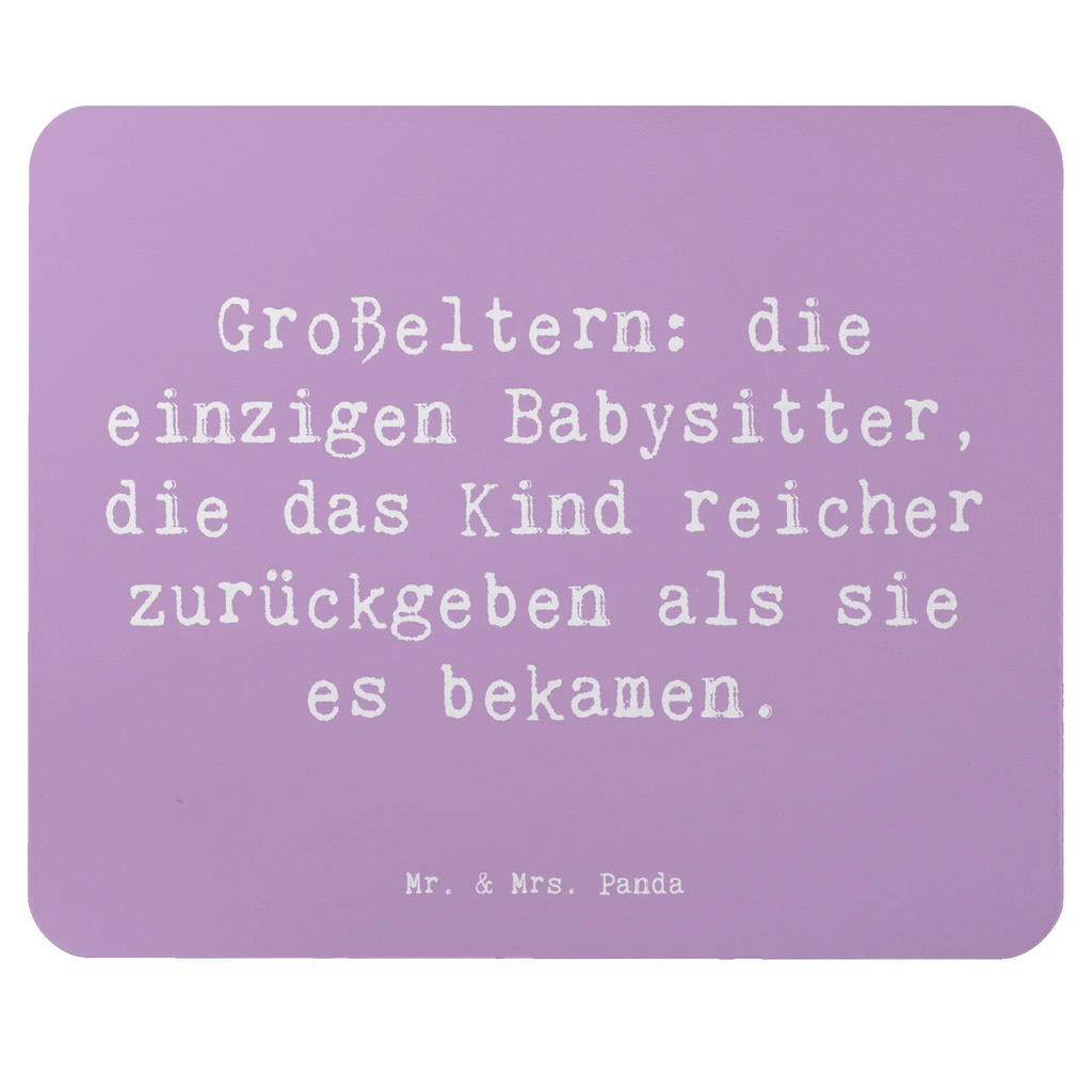 Mouse mat Saying Großeltern: die einzigen Babysitter, die das Kind reicher zurückgeben als sie es bekamen. Mousepad, Computer zubehör, Büroausstattung, PC Zubehör, Arbeitszimmer, Mauspad, Einzigartiges Mauspad, Designer Mauspad, Mausunterlage, Mauspad Büro, Familie, Vatertag, Muttertag, Bruder, Schwester, Mama, Papa, Oma, Opa