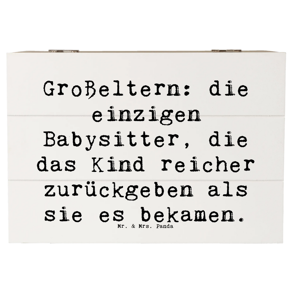 Holzkiste Spruch Großeltern Babysitter Erinnerungskiste, Holzkiste, Kiste, XXL, Aufbewahrungsbox, Truhe, Geschenkdose, Schatzkiste, Schatulle, Erinnerungsbox, Geschenkbox, Dekokiste, Familie, Vatertag, Muttertag, Bruder, Schwester, Mama, Papa, Oma, Opa