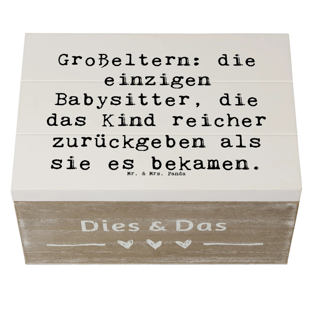 Holzkiste Spruch Großeltern Babysitter Erinnerungskiste, Holzkiste, Kiste, XXL, Aufbewahrungsbox, Truhe, Geschenkdose, Schatzkiste, Schatulle, Erinnerungsbox, Geschenkbox, Dekokiste, Familie, Vatertag, Muttertag, Bruder, Schwester, Mama, Papa, Oma, Opa