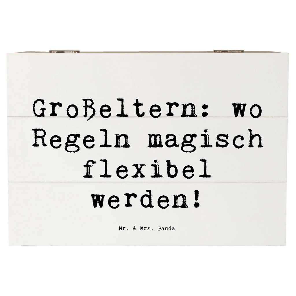 Holzkiste Spruch Großeltern Magie Dekokiste, XXL, Erinnerungsbox, Geschenkdose, Aufbewahrungsbox, Schatzkiste, Erinnerungskiste, Holzkiste, Truhe, Schatulle, Kiste, Geschenkbox, Familie, Vatertag, Muttertag, Bruder, Schwester, Mama, Papa, Oma, Opa