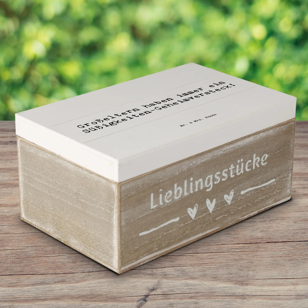 Holzkiste Spruch Großeltern Süßigkeiten Geschenkbox, Erinnerungskiste, Truhe, Geschenkdose, Schatulle, Erinnerungsbox, Schatzkiste, Kiste, Dekokiste, Holzkiste, XXL, Aufbewahrungsbox, Familie, Vatertag, Muttertag, Bruder, Schwester, Mama, Papa, Oma, Opa