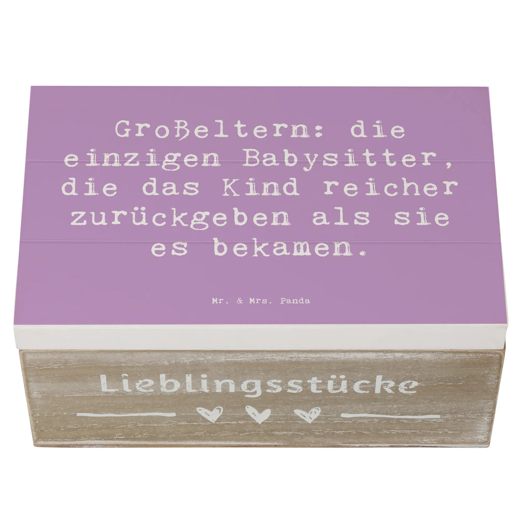 Holzkiste Spruch Großeltern Babysitter Erinnerungskiste, Holzkiste, Kiste, XXL, Aufbewahrungsbox, Truhe, Geschenkdose, Schatzkiste, Schatulle, Erinnerungsbox, Geschenkbox, Dekokiste, Familie, Vatertag, Muttertag, Bruder, Schwester, Mama, Papa, Oma, Opa