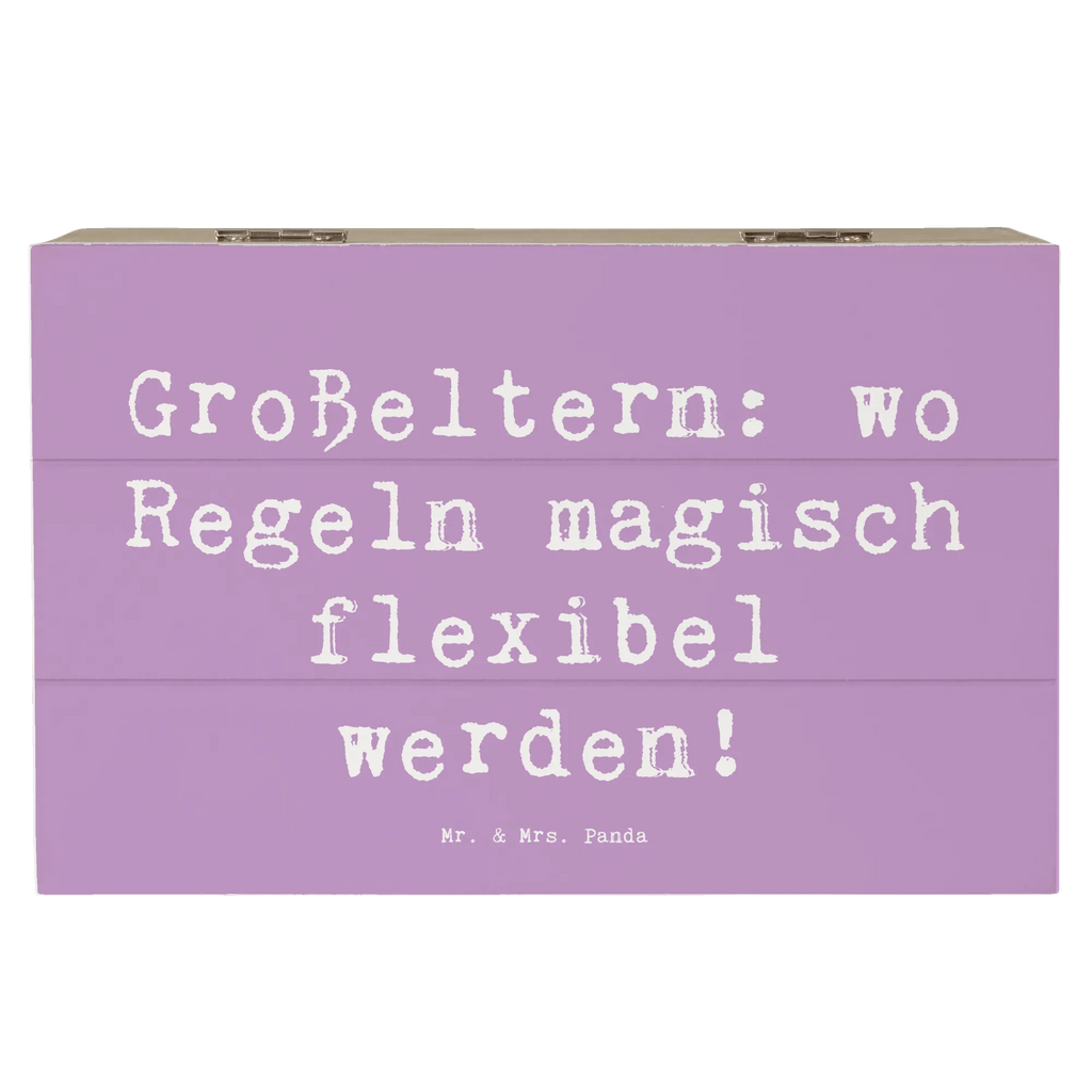 Holzkiste Spruch Großeltern Magie Dekokiste, XXL, Erinnerungsbox, Geschenkdose, Aufbewahrungsbox, Schatzkiste, Erinnerungskiste, Holzkiste, Truhe, Schatulle, Kiste, Geschenkbox, Familie, Vatertag, Muttertag, Bruder, Schwester, Mama, Papa, Oma, Opa