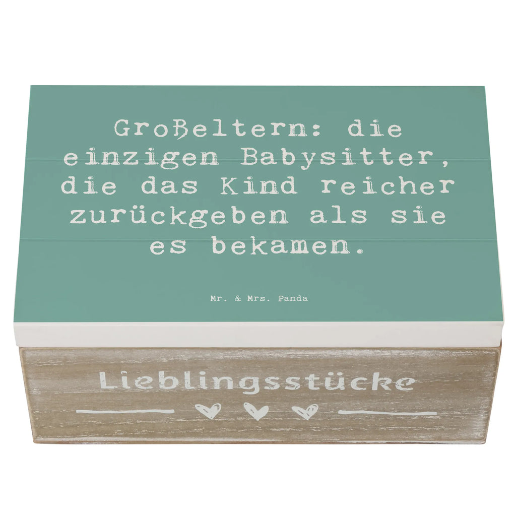 Holzkiste Spruch Großeltern Babysitter Erinnerungskiste, Holzkiste, Kiste, XXL, Aufbewahrungsbox, Truhe, Geschenkdose, Schatzkiste, Schatulle, Erinnerungsbox, Geschenkbox, Dekokiste, Familie, Vatertag, Muttertag, Bruder, Schwester, Mama, Papa, Oma, Opa